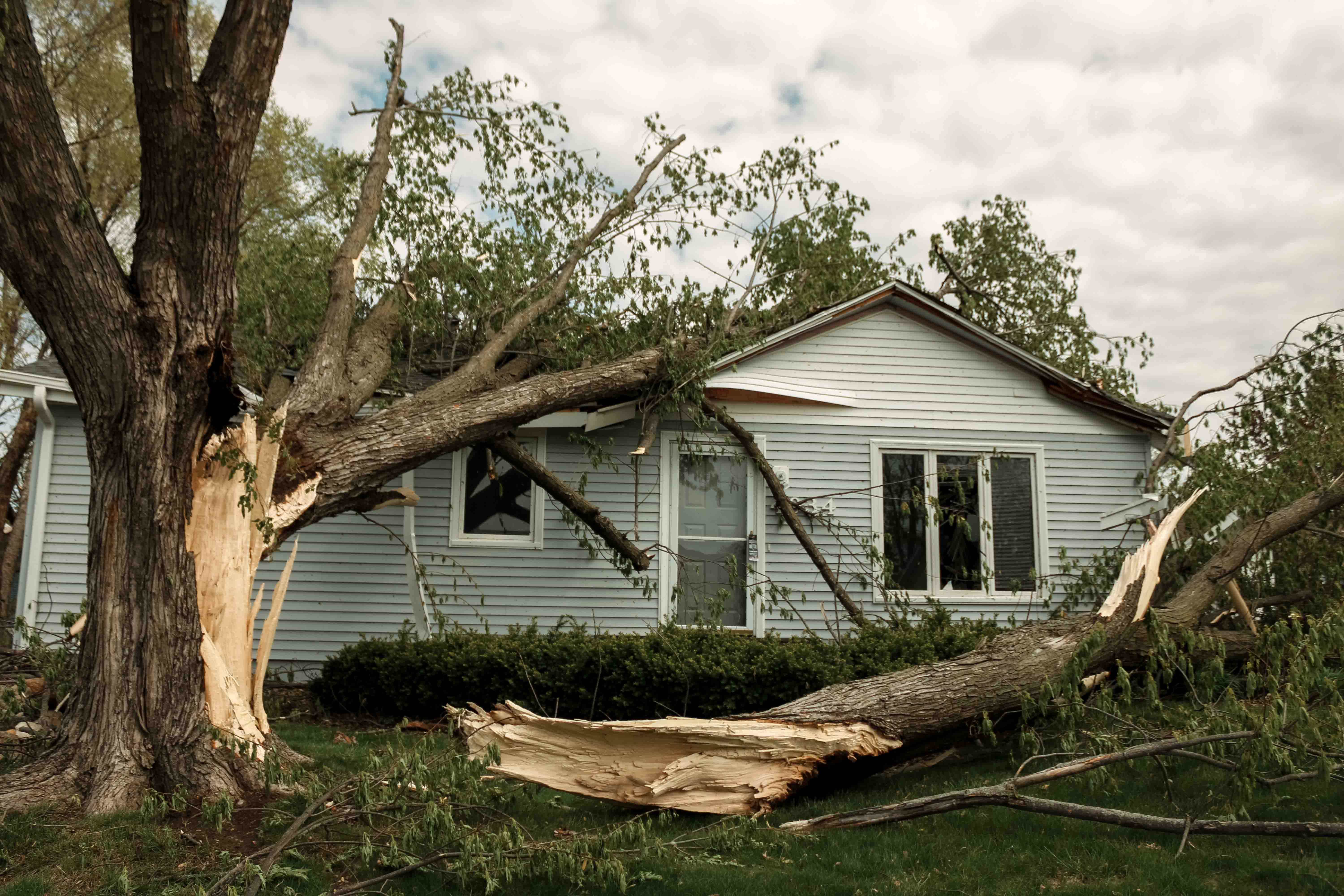 Storm Damage done to home