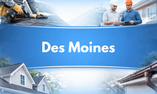 Des Moines Metro Region Roofing Services from Superstorm Restoration.