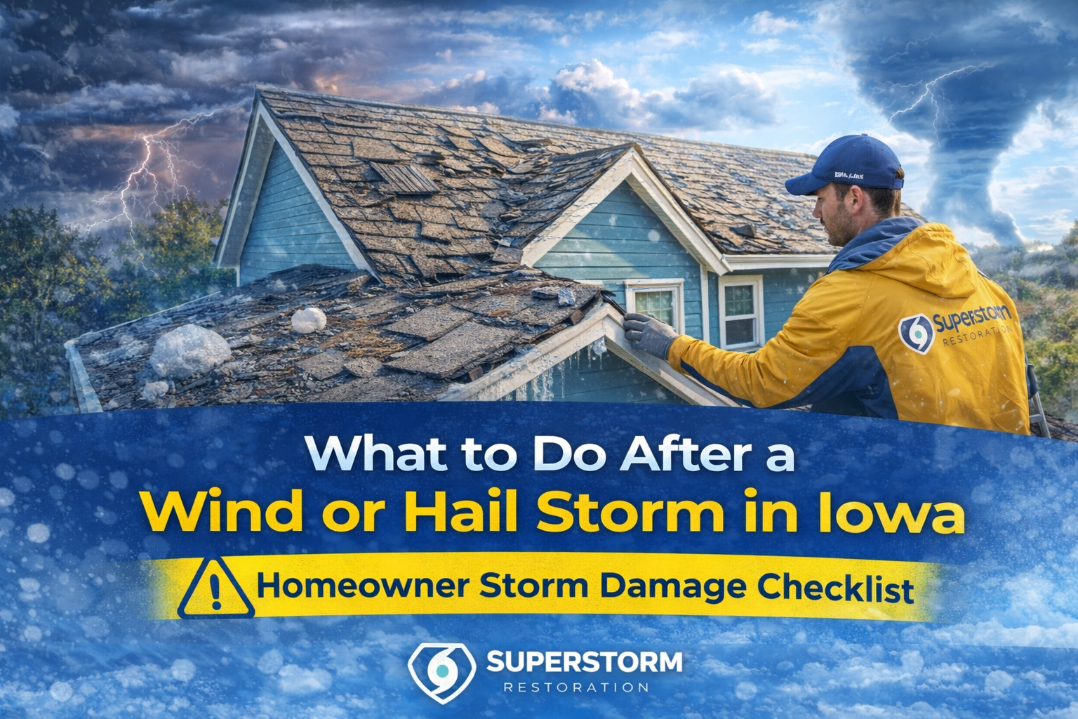 What to Do After a Wind or Hail Storm in Iowa