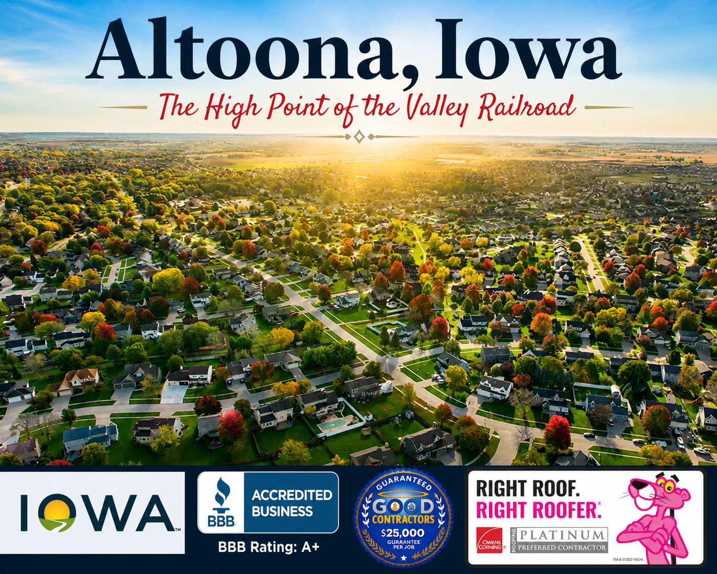 Established residential neighborhood in Altoona Iowa