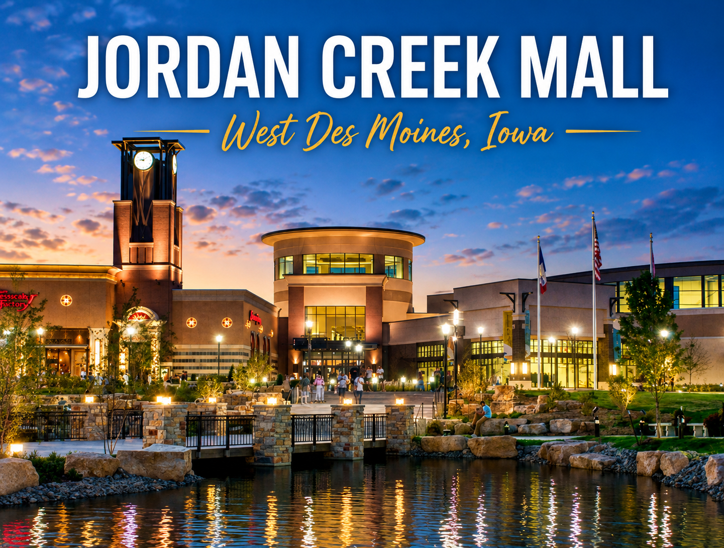 Jordan Creek Town Center in West Des Moines Iowa